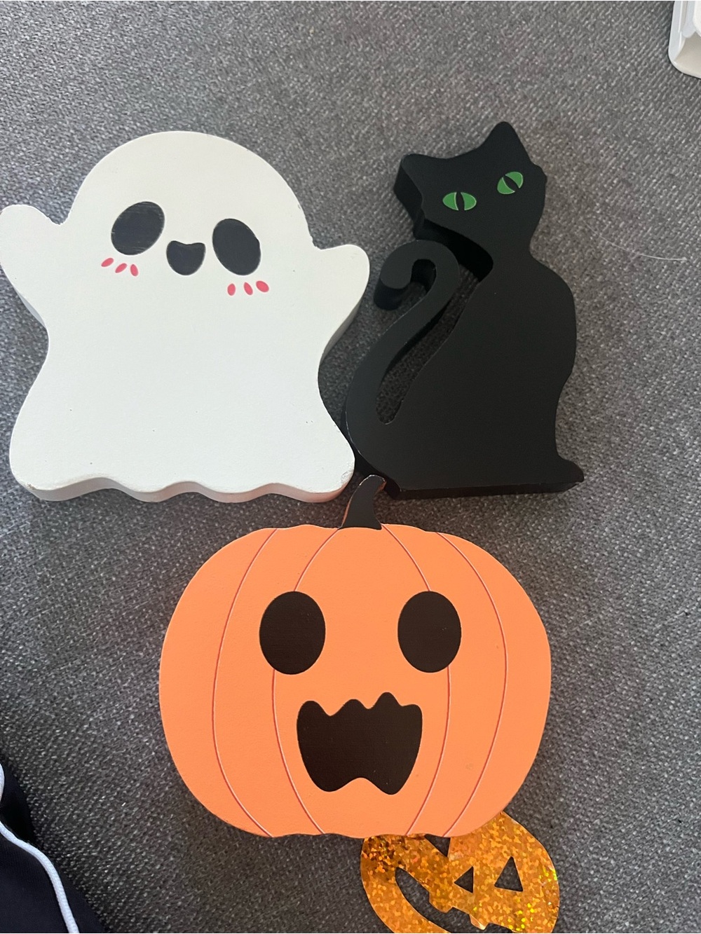 Kids Halloween Costume Set - Orange Pumpkin, White Ghost & Black Cat